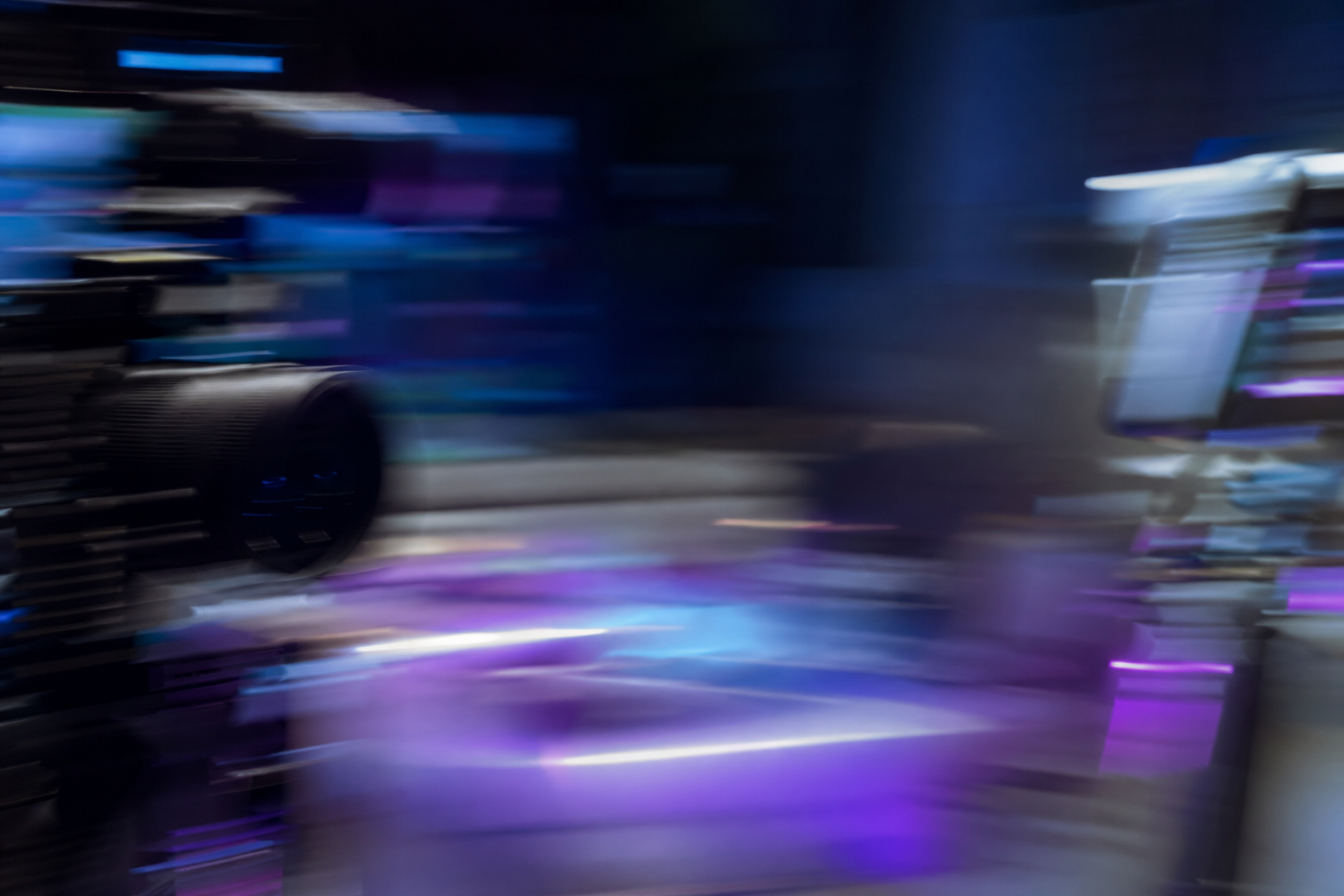 Illustrative still for camera movement: whip pan