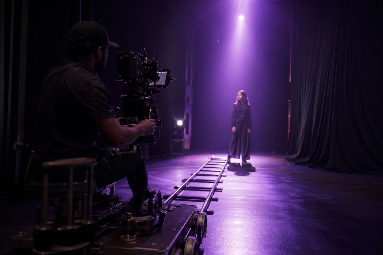 Illustrative still for camera rig: Dolly